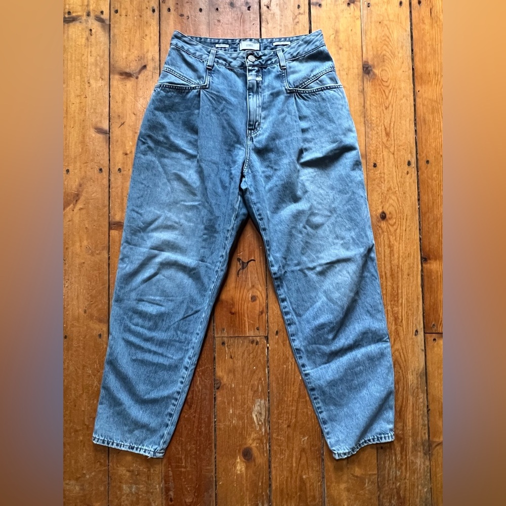 Closed Blue High Rise Jeans Relaxed Fit